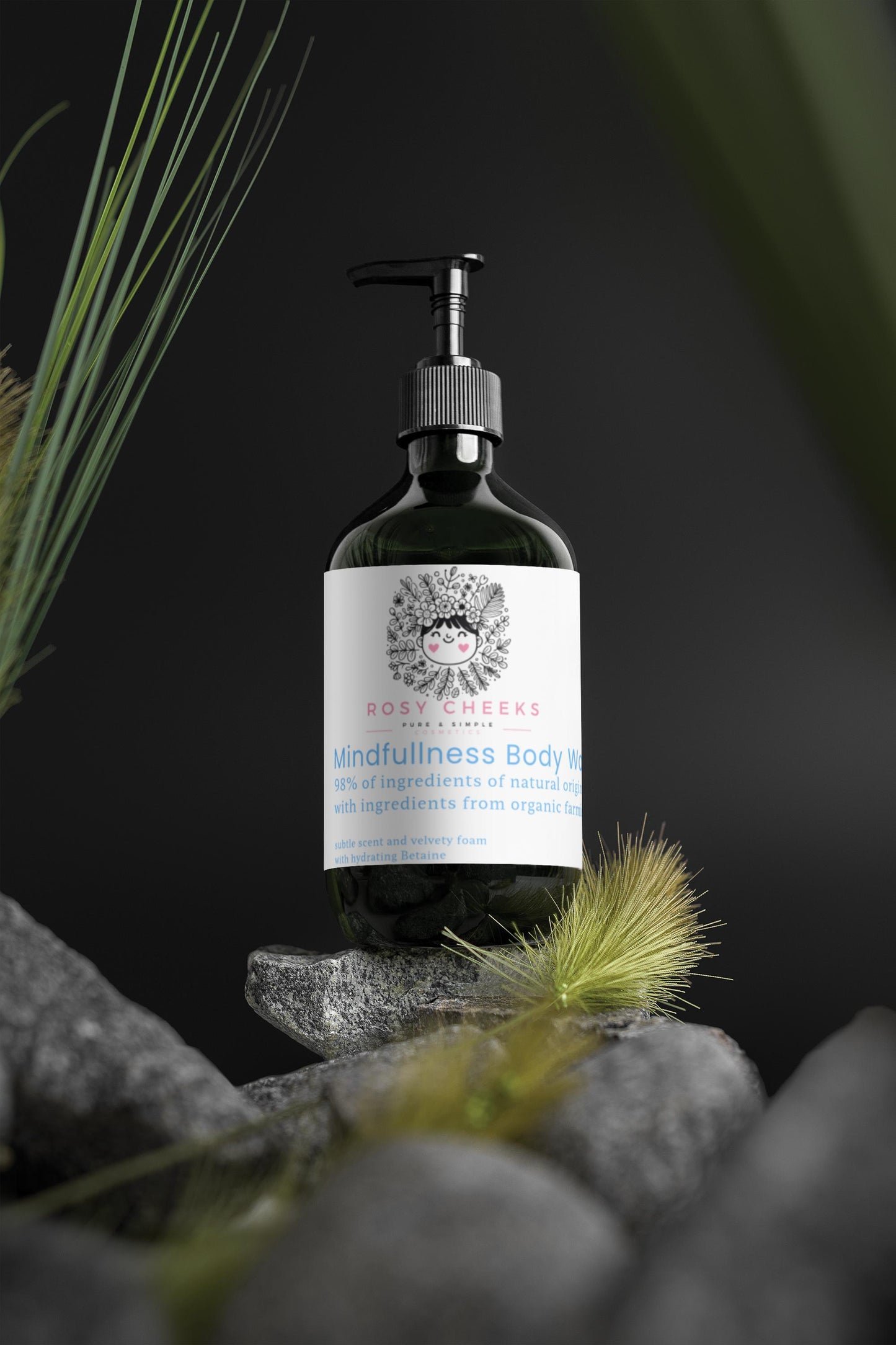 Mindfullness Body Wash, Patchouli & Amber Vanilla 490ml